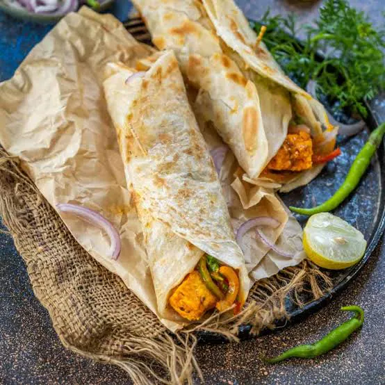 Vegetable Kathi Roll